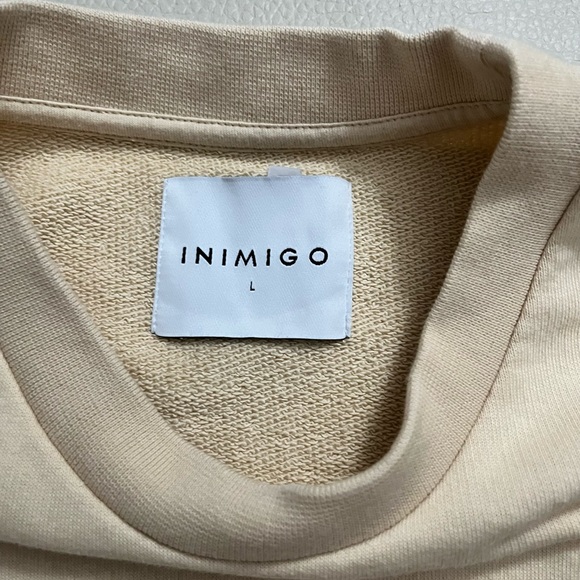 NWOT - INIMIGO Men’s Heart Sweatshirt - Made in Portugal - Picture 3 of 5